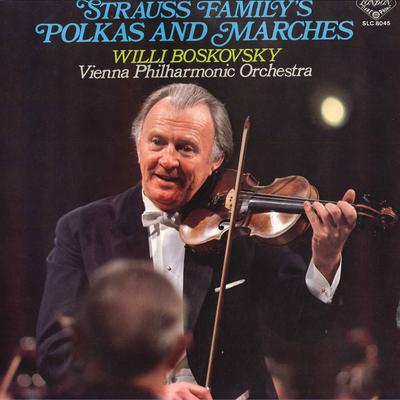 LP Record WILLI BOSKOVSKY(COND.)/VIENNA PHILH - <radetzky March>/The Strauss Family SLC8045 KING 1978 Japan Classical Used