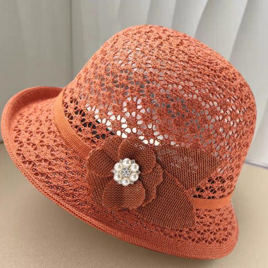 Bucket Hat for Women, Wide Brim Sun Protection Hat, Summer Straw Fisherman Hat, UV Protection Sunshade Hat for Outdoor Travel Beach