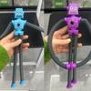 2pcs/lot Suction Cup Telescopic Tube Robot Shape Stretch Tube Giraffe Educational Decompression Toy Anti-stress Squeeze Toy