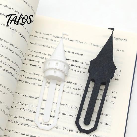 Tower Shaped Bookmark Castle Paper Clip Bookmark, 3D Printed Cute Book Page Fairy Tale Markers for Reading, Fantasy Medieval Paperclip Students