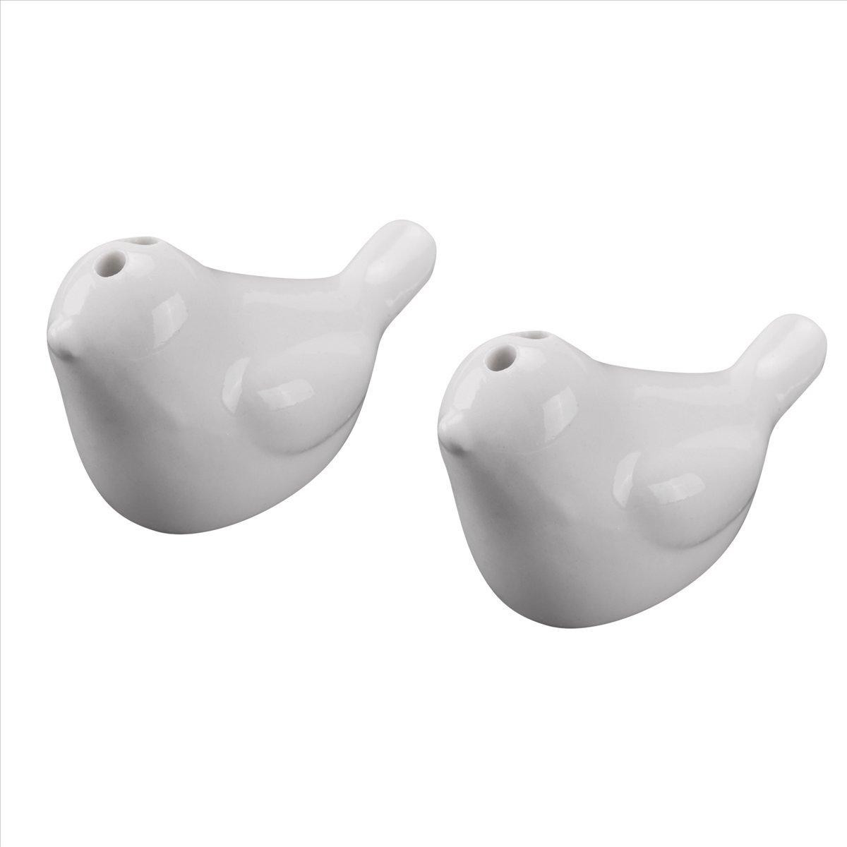 

BHBL 1 Set of Love Birds Ceramic Salt and Pepper Shakers Personalised Wedding Favors - White China Mainland