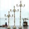 Luxury H65 /85/105cm 5lights Metal Candle Holders Tall Floor Candle Lantern Christmas Decorations For Home Decoration