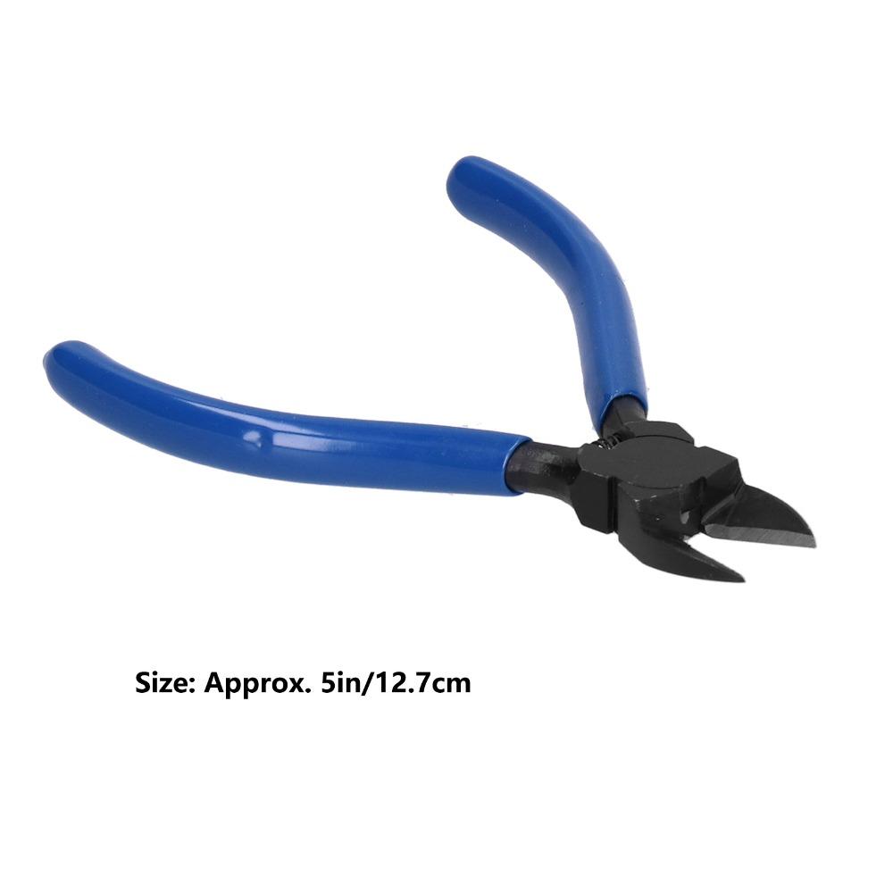 Carbon steel Diagonal Nippers 5in Side Cutter Practical Flush Cutter  Network Cables