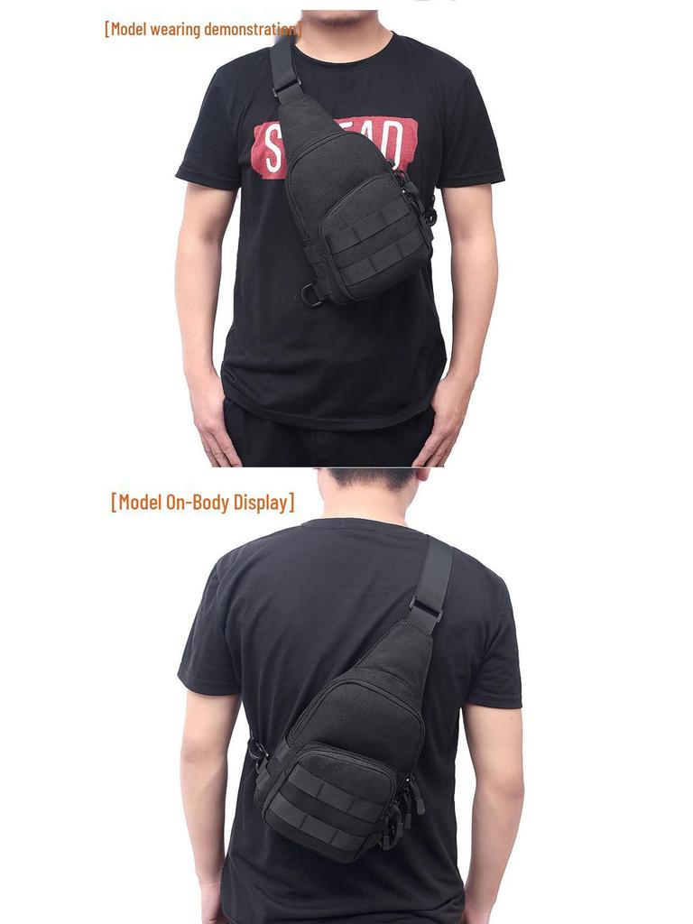 Geantă Tip Sling Camuflaj Tactică pentru Exterior, Ciclism și Alpinism