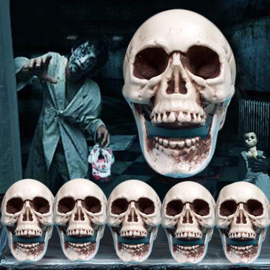 

5см Мини Пластиковый Бар Череп Голова Домашний Ужас Хэллоуин Украшение Вечеринки