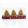 3pcs Christmas Candles Santa House Snowflake Shape Hotel Wedding Birthday Party Home Decor