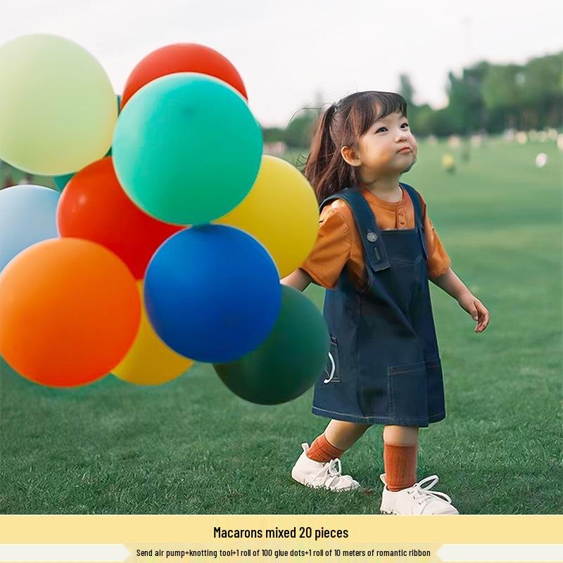 Colorful Spring Outdoor Balloons for Lawn and Birthday Decor
