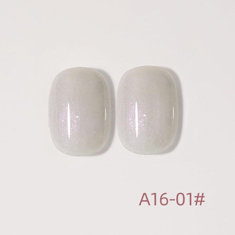 Versatile Pearlescent Iridescent Glitter Gel Polish 2024 - High-Density Flash Nail Art UV Gel