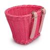 4pcs/Set Handwoven Bicycle Front Basket Adjustable Bike Handlebar Storage Basket with Bell Tassel Stickers Set