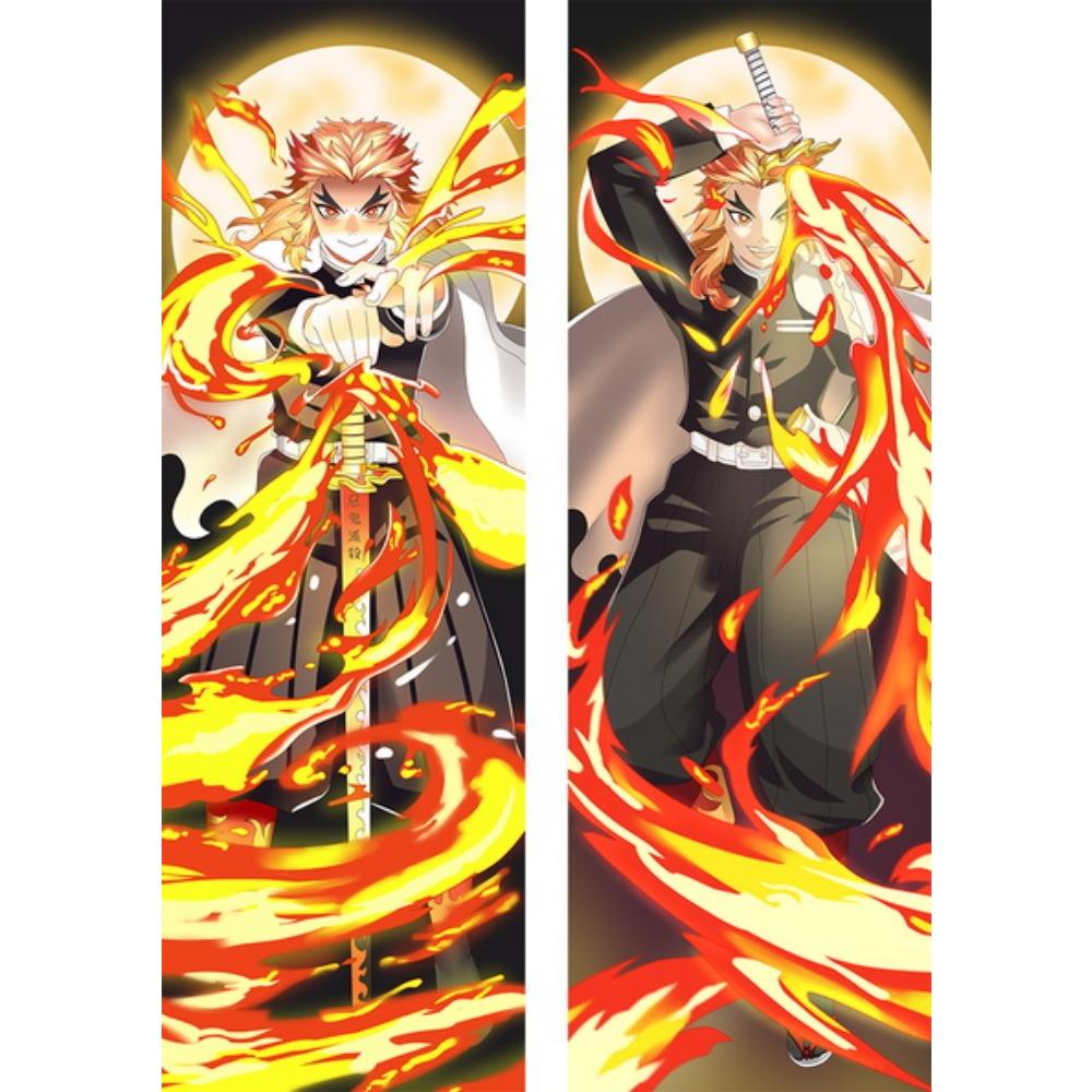 Japonský anime zabiják démonů Agatsuma Zenitsu Dakimakura Kamado Nezuko Pouzdro na polštář Objímání celého těla Kochou Shinobu Potah na polštář
