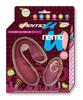 JAPANTOYZ nemo:U Wine Red (Soft, Pinpoint-adjustable Remote-controlled Vibrator for Simultaneous G-stimulation and Clitoral Stimulation)
