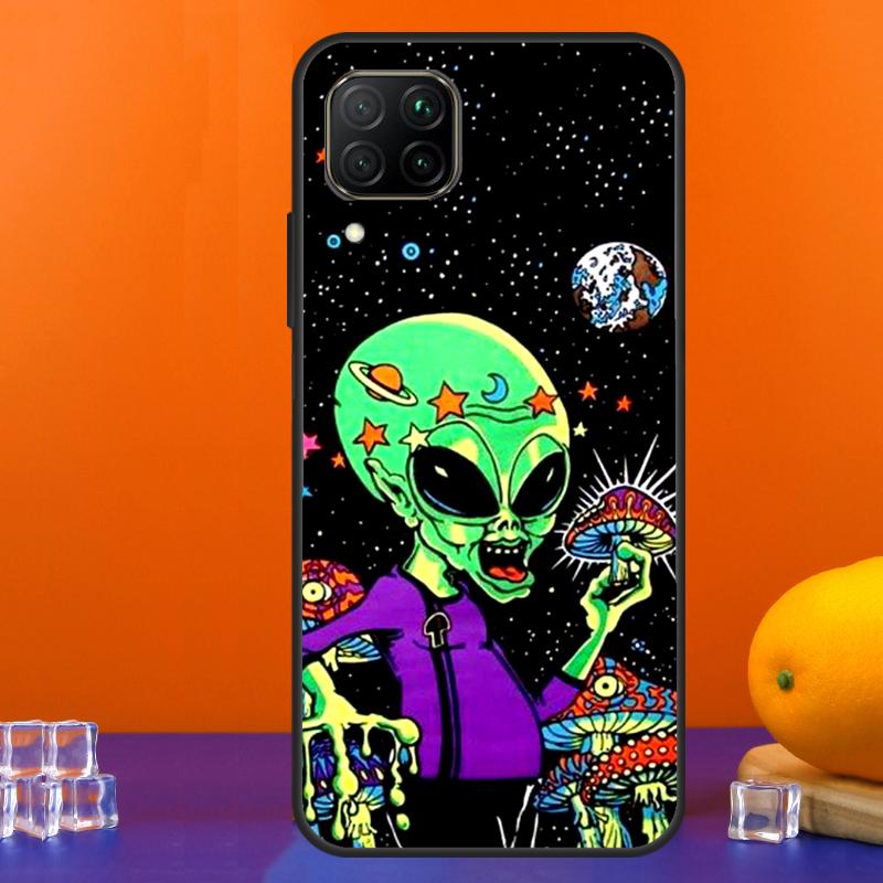 Alien UFO For Huawei Nova 7i 8i 11i 12i 12s 9 10 SE Y91 Y90 Y60 Y70 Y72 Y61 P30 P40 Lite P60 Pro Case