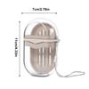 Portable Travel Soap Dish With Drain Water Bathroom Supplies Waterproof Sealed Transparent Bathroom Holders And Dispensers