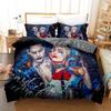 Animated Film H-Harley Quinn Bedding Set,Joker Duvet Cover Pillowcase 2/3pcs Adult Boy Girl Bedroom Decoration Single/Double