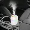 330ml USB-Luftbefeuchter mit 7-Farben-LED-Leuchten - 2 Nebelmodi, Ultra leise, für Auto/Zuhause/Büro Schreibtisch, Perfekter Luftbefeuchter