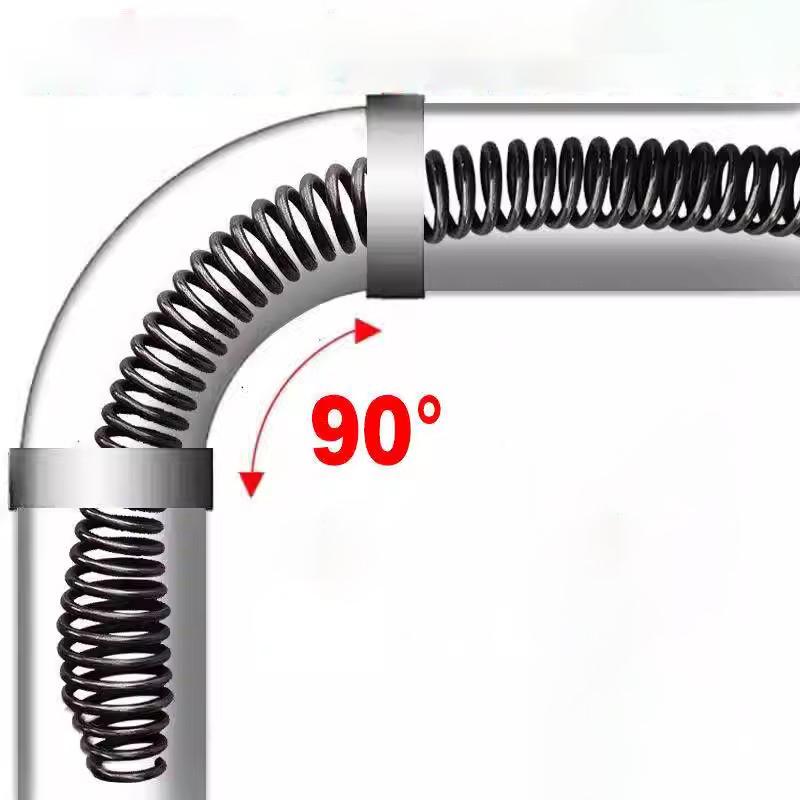 Electric Drill Sewer Dredging Spring 1-5 Meters Drain Cleaner Machine Extension Pipe Dredger with Connector for Home Plumbing