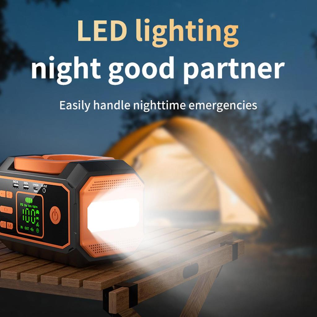 Portable Tire Inflator Air Compressor With Digital Pressure Mobile Vehicle Tire Pump For RV Camping Bike Motorcycle Vehicle SUV