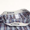 BXMAN Men's Plus Size Pure Cotton Woven Boxer Lounge Shorts