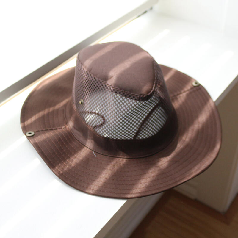 Сетчатая шляпа в стиле сафари Safari Mesh Hat Brown [CE296]