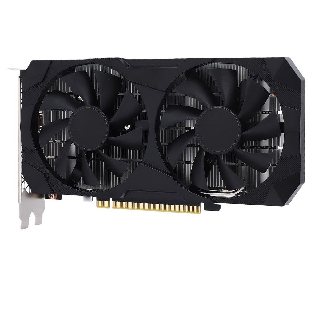 Graphics Card 6GB GDDR6 Memory 192Bit Dual Fan Desktop PC Gaming Graphics Card Supports 1080p Games with DisplayPort