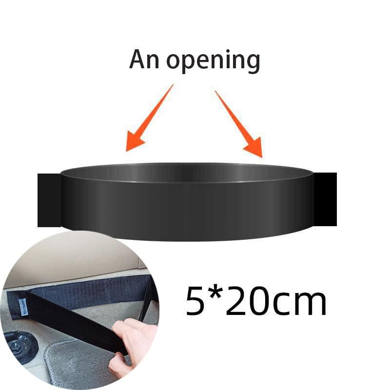 Car Storage Net Auto Supplies Trunk Side Net Storage Artifacts Car Fixed Frame Universal Elastic Net Elastic Strap 5x20cm