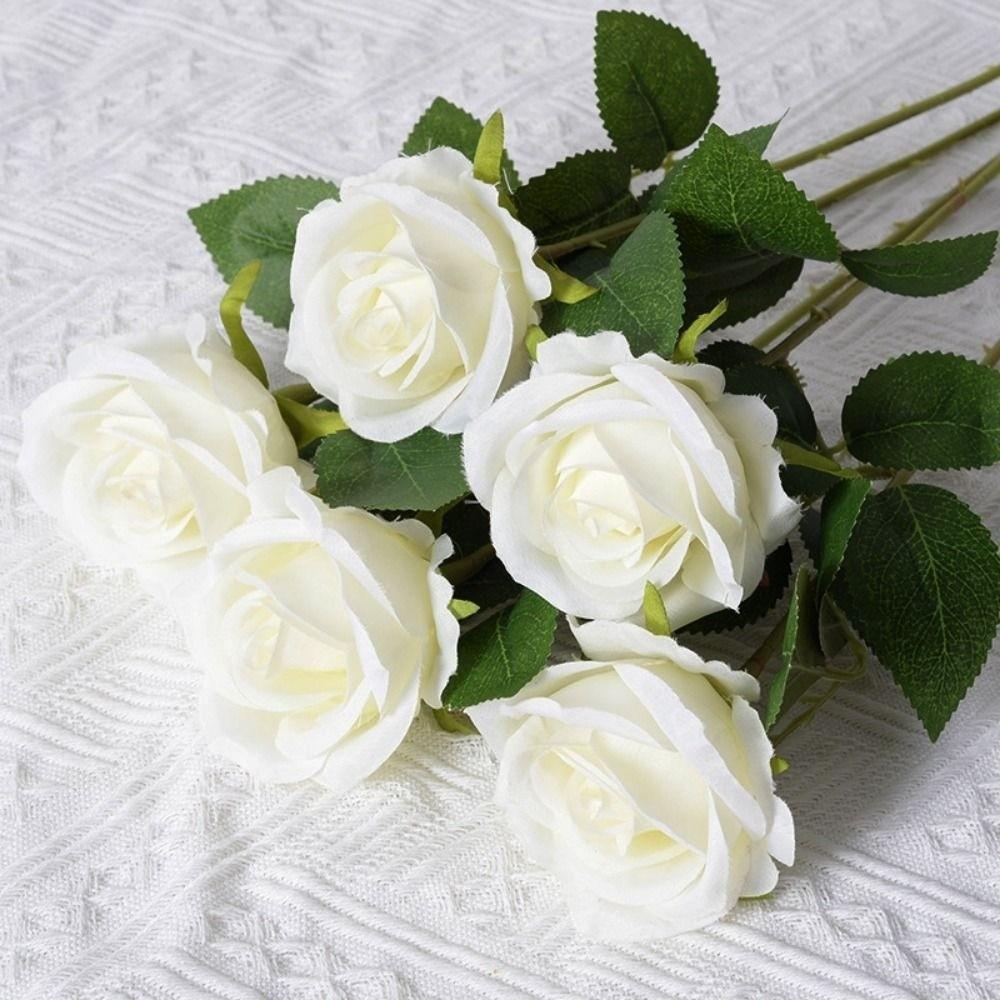 New 8 Colors Simulated Rose DIY Party Decoration Festival Supplies Artificial Flowers Small Rose Home Decor