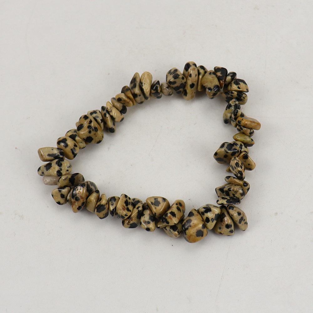 Handmade Beaded Natural Crystal Crushed Stone Bracelet B54