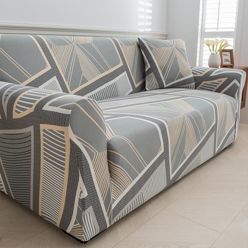 

Stretch Sofa Slipcover Spandex Non Slip Soft Couch Sofa Cover, Washable Furniture Protector Elastic Bottom For Kids, Pets 1Pc 1pc1-seat 90-140cm
