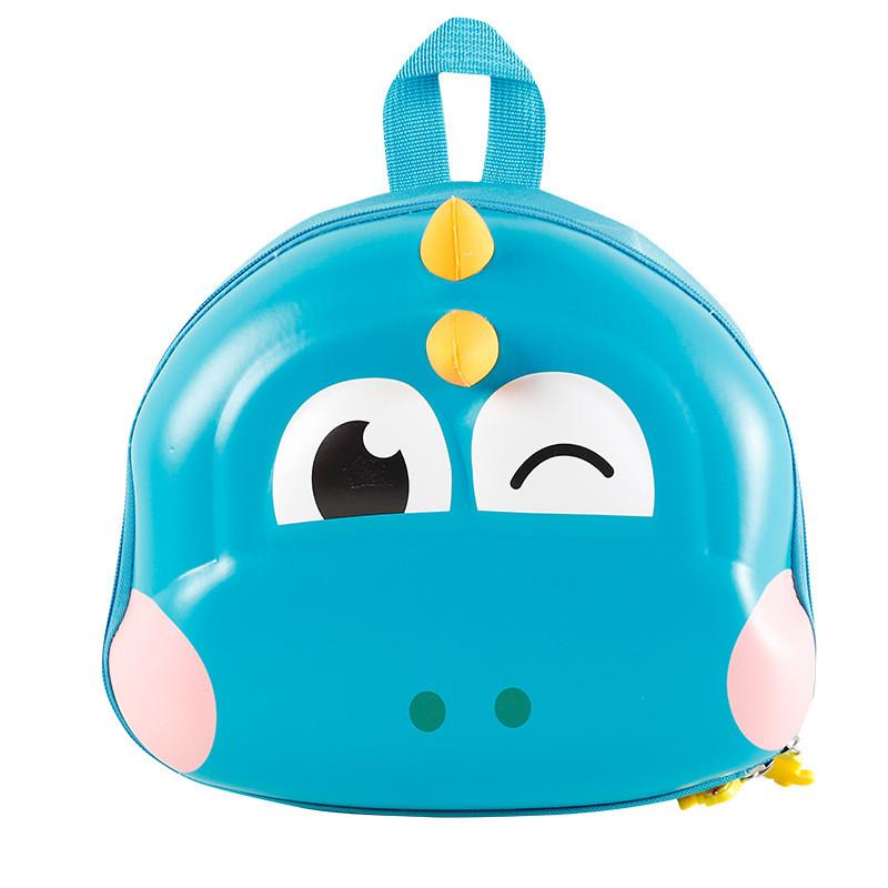 Stylish Cute Dinosaur Kids Backpack Fashionable Cartoon Shell Design For Boys And Girls