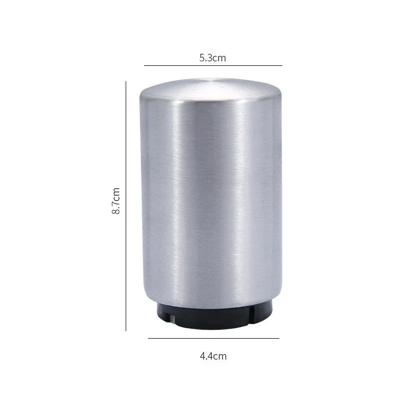 Stainless Steel Automatic Bottle Opener, Elegant Downward Push Beer Lid Remover, Creative Metal Bottle Opener