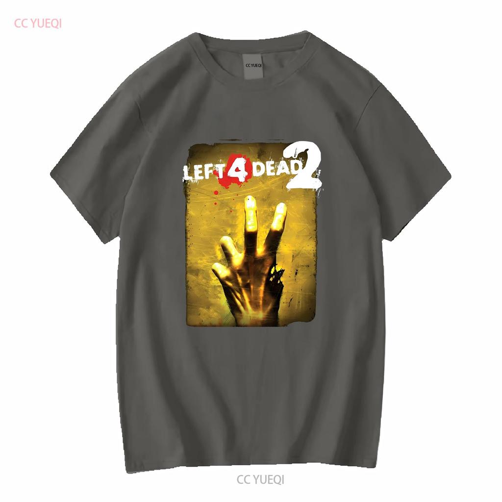 Left 4 Dead 2 Black T Shirt 2009 Valve Corporation L The Core vintage Washed Top For Everyday Wear streetwear graphic Casual