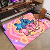 1pc S-Stitch Design Printed Area Rug Carpet for Bedroom Living Room Home Decor Rugs Mat Non Slip Mat Rug for Bedside