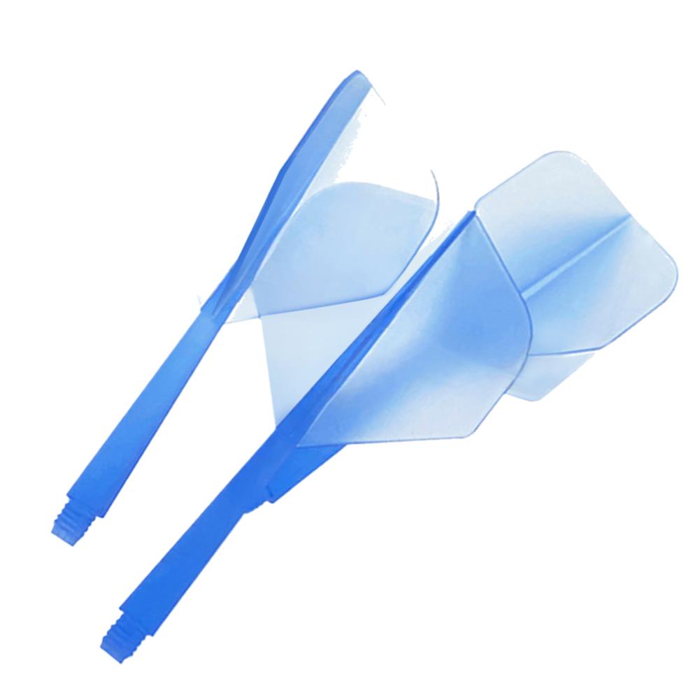 60-3PCS 2BA Screw Soft Darts Flights and Shafts Plastic Transparent Dart  Anti-fall Integrated Dart Tail Professional Darts