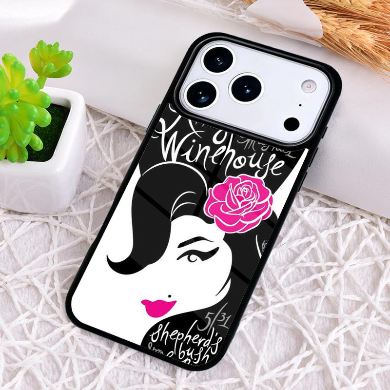 Amy Winehouse Phone Case for iPhone 17 Air 16 15 11 12 14 13 Pro Max Shockproof Cover