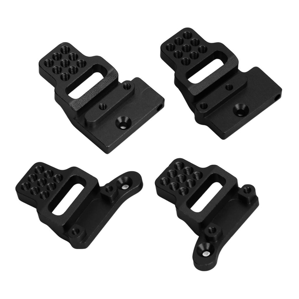 RC Shock Mount Aluminium Alloy Shock Bracket Multi Holes Easy Installation for Traxxas TRX4M 1 18 RC Car Black