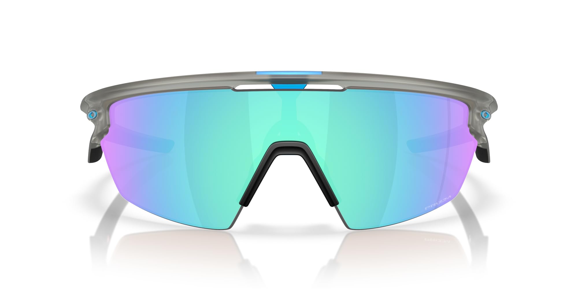 

Oakley Sunglasses Frame Color Matte Gray Lens Prizm 136mm 0OO9403, (Front) Ink, Color Sapphire,