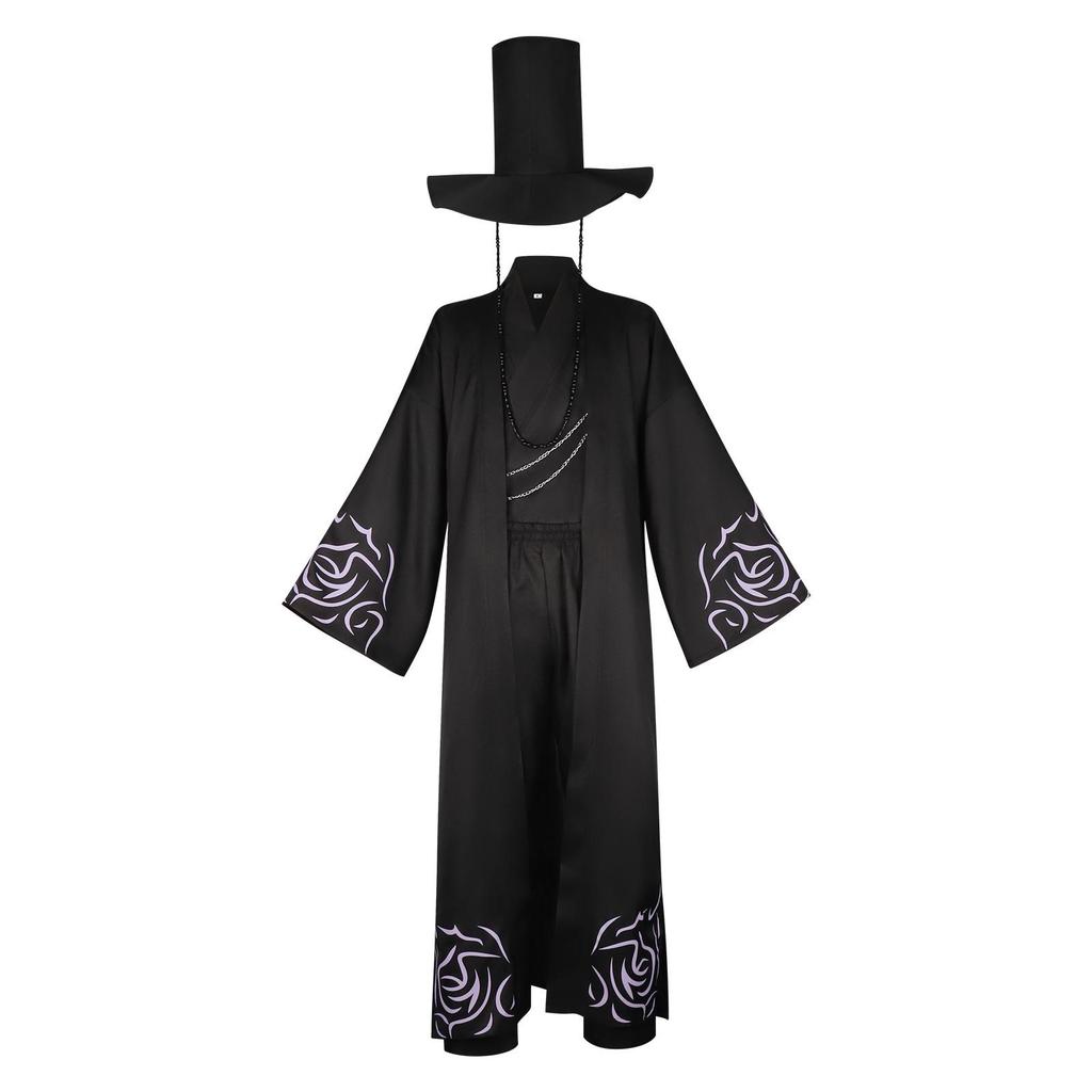 Hunter Demon Shaka Boys Cosplay Outfit - Qin Yu & Abby Black Stage Costume