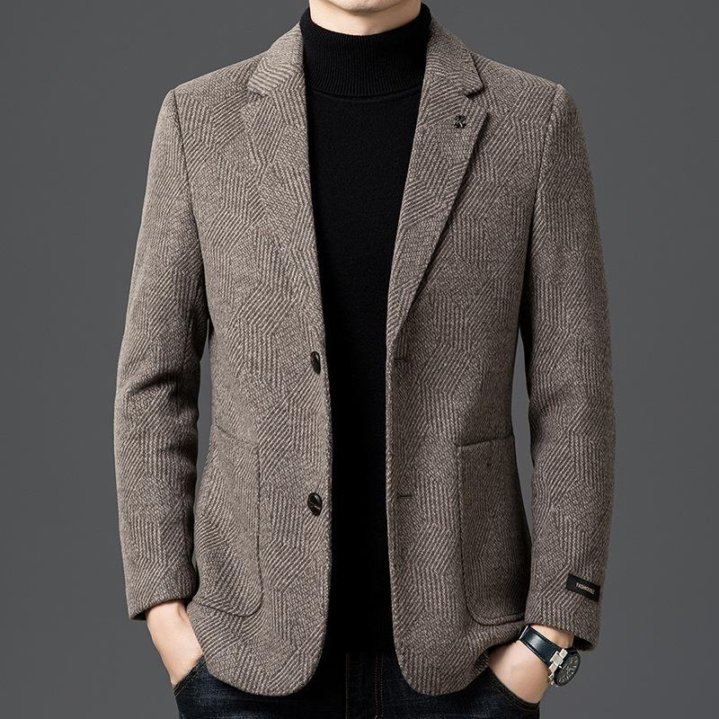 Men`s Korean Style Winter Wool Suit