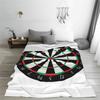 Dart Target Blanket Soft Warm Flannel Throw Blanket Bedspread for Bed Living Room Picnic Travel Home Couch