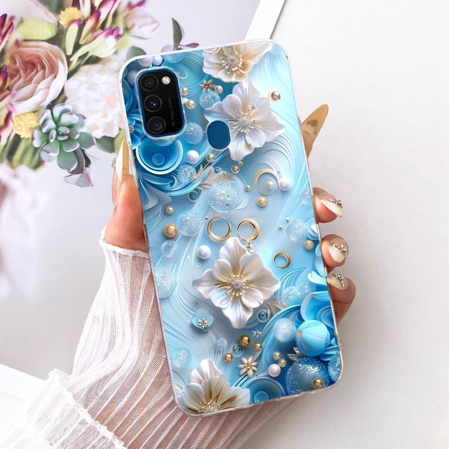 For Samsung Galaxy M21 Case SM-M215F New Fashion Painted Cover Soft Silicone Case For Samsung M21 2021 M 30 s Galaxy M30s Fundas