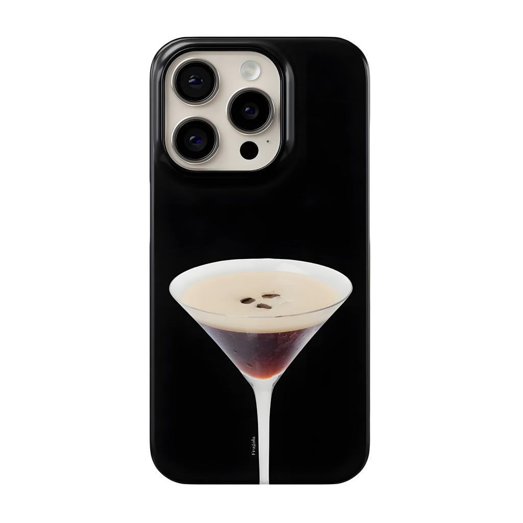 Ins Korean Style Leopard wine glass Phone Case for iPhone 17 16 15 14 13 12 11 Air Pro Max Plus Luxury Double-layer Back Cover