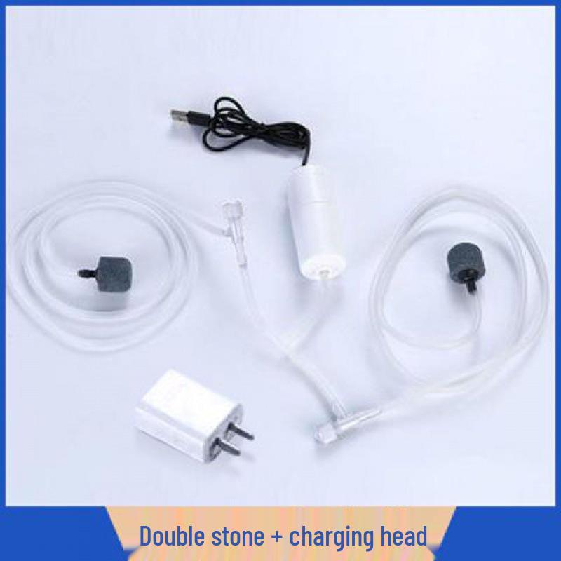 USB Portable Aquarium Fish Tank Aerator Oxygen Pump for Home and Fishing - Free Shipping