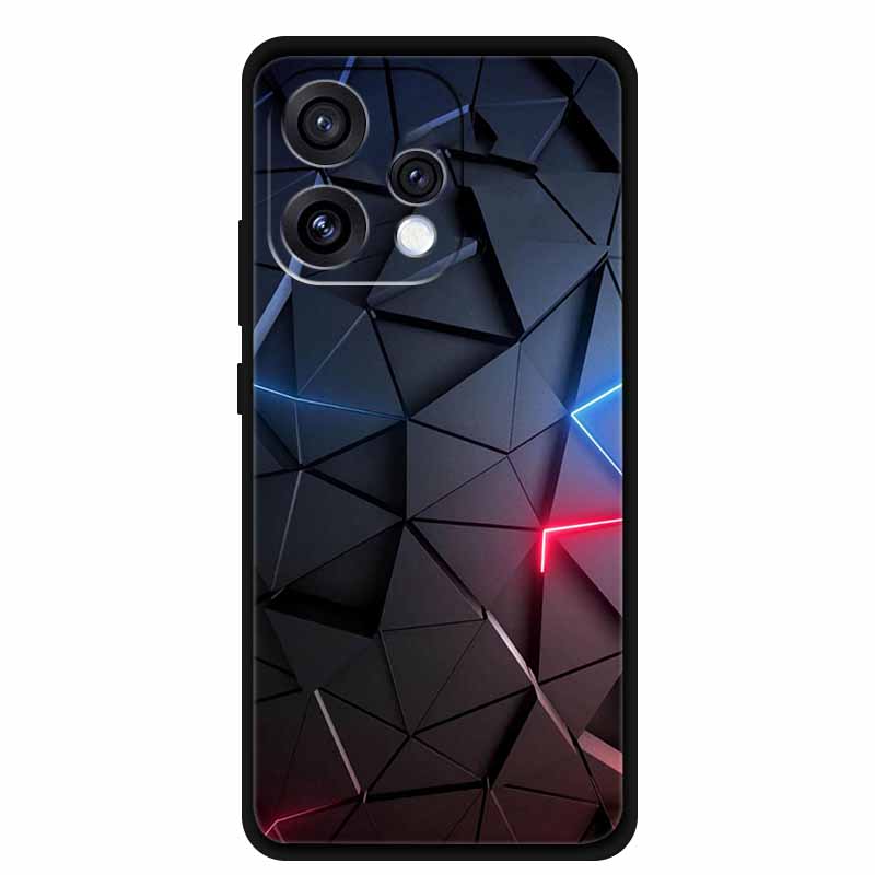 

Для Oppo Reno 15 15c Чохол Свіжа Квітка М який Силікон ТПУ Чохли для Телефону для Reno15 Reno15C Ударостійкий Крутий Вовк Тварини Захисний For Reno 15 Global