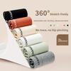 Women's Summer Simple Pure Cotton Antibacterial Crotch Skin Friendly Comfortable Breathable Mid Waist Briefs