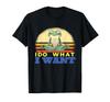 I Do What I Want Yoga Frog Cute Frog Aesthetic Frog T-Shirt