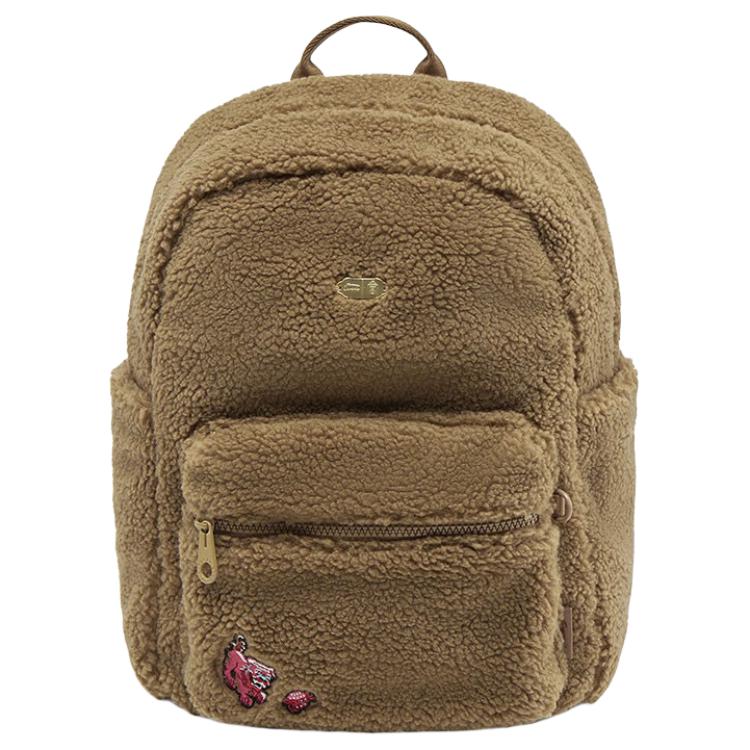 Li Ning Polyester Backpack Unisex Khaki ABSV361-2