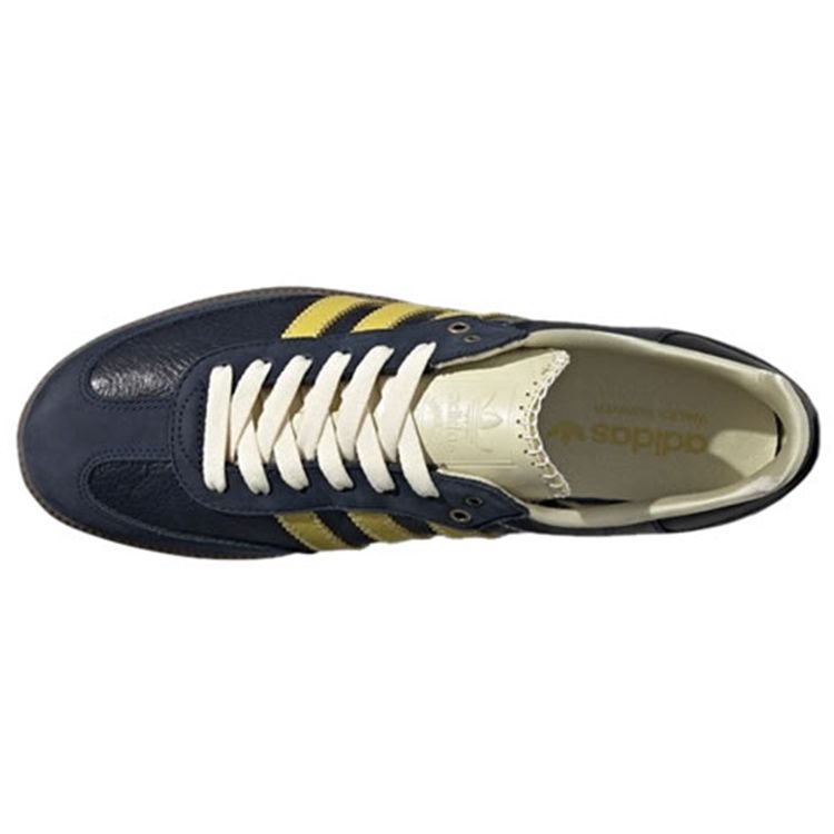 Adidas Wales Bonner X Samba Collegiate Navy Yellow Unisex Sneakers Blue Cream-White S42595
