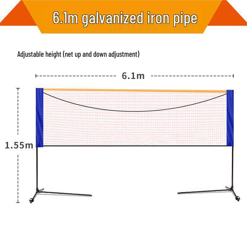 Portable Quick-Release Badminton Net Frame: Indoor/Outdoor Professional Folding Rack