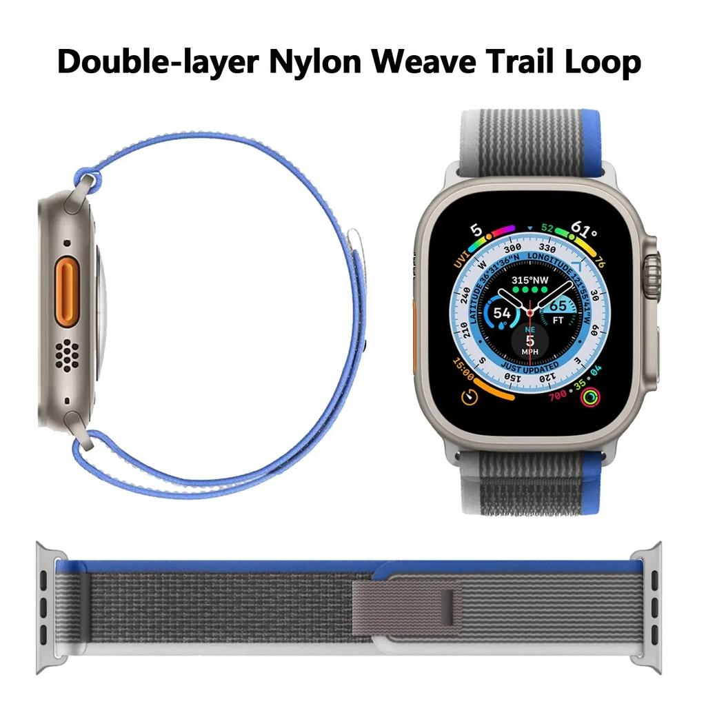 Trail Loop Strap for Apple Ultra 2 Band 49/44/40/45/41/42mm Correa Bracelet IWatch Ultra Series 7 6 5 3 Se 8 Nok Keng Strap