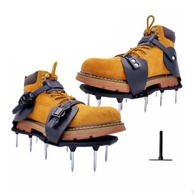 2 Adet Çim Havalandırıcı Ayakkabı Çivili Sandalet Kayışlı Eşsiz Tasarım Havalandırma Ağır Hizmet